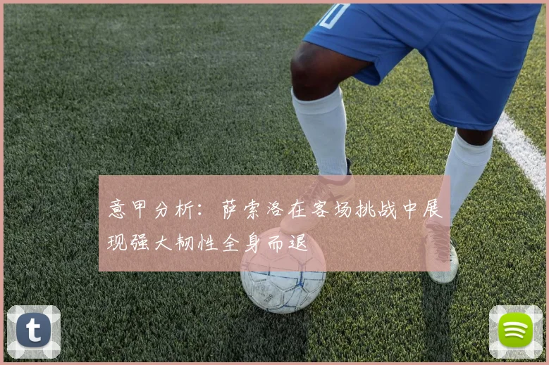 意甲分析：萨索洛在客场挑战中展现强大韧性全身而退